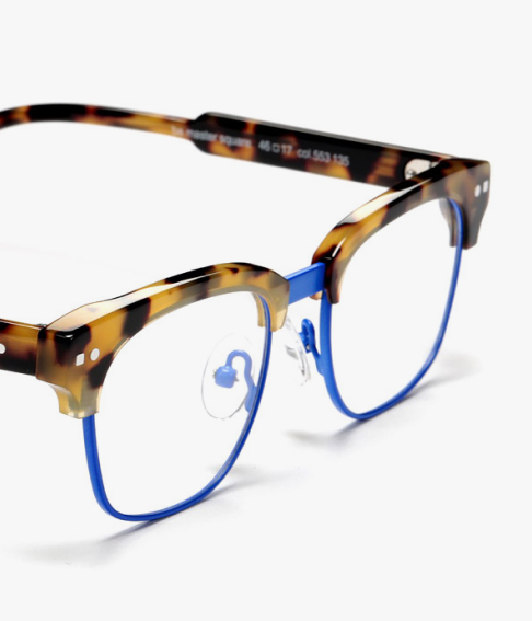 Acetate and Metal Eyeglasses Sabine Be Mini Be Master Square